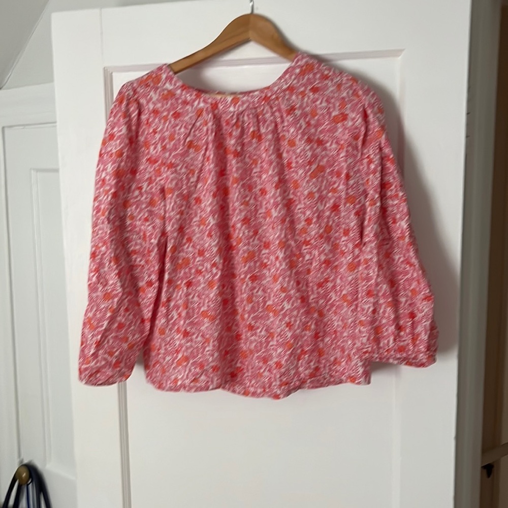 Floral J Crew Shirt